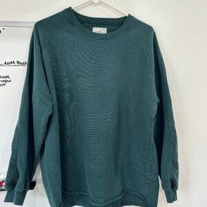Gramicci Crewneck Sweatshirt - Green - Rolled Hem - Size Medium
